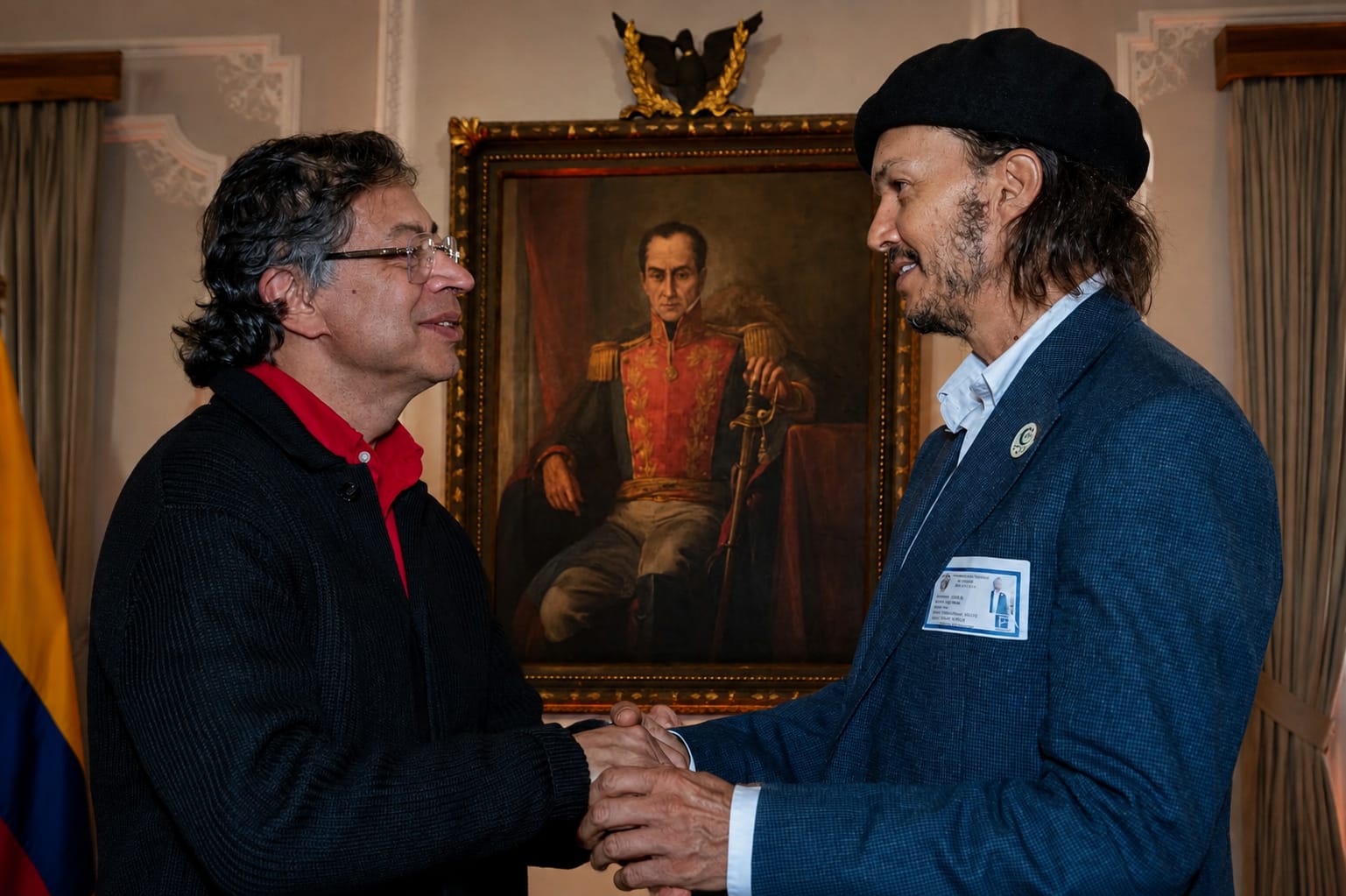 Entrega de la Cruz de Boyacá a la FCV en la Casa de Nariño
